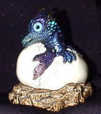 hatching dragon (peacock)