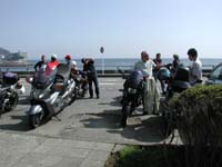 ��ƊC���o�b�N�Ƀm���r���x�e