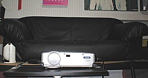 sofa & projector