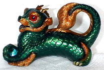 Young Oriental dragon (Jade)