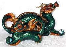 Oriental dragon (Jade) and child