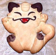 Meowth cookie