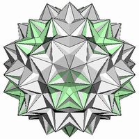 ２０個の正８面体の複合形