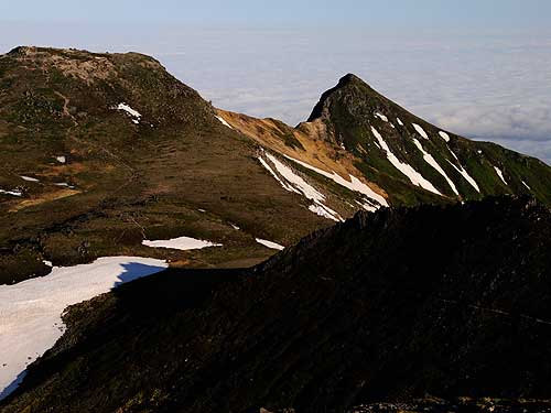 北鎮岳から