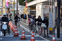 自転車の安全な通行環境