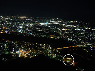 岐阜城からの夜景