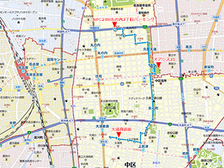 名古屋（丸の内～大須）散策マップ