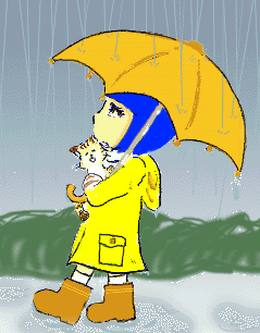 Mayu in the rain