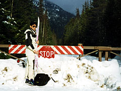 Winter GTTS is closed at Upper Lake McDonald