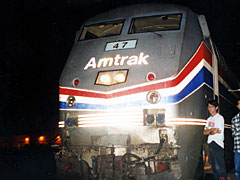 Amtrak at Spokane Station at 1:00am