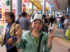 ���ɏ���Ă���̂̓p���_�ł�