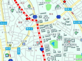 ������w���ӂ̒n�}