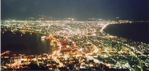 函館市内の夜景♪