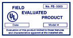 Graphic of field evaluated product mark