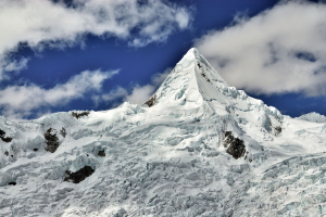 アコンカグア峰のセラック帯